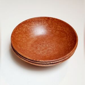 Vintage 1950's KYS-ITE Melamine 3 Piece Cereal Bowl Set Made in USA